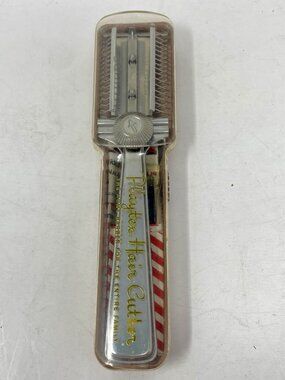Vintage 1950s Playtex Hair Cutter in Case With Blades Instructions New Unused